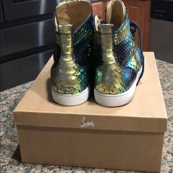 Louis orlato flat veau velours/spikes/GG - Picture 3 of 7